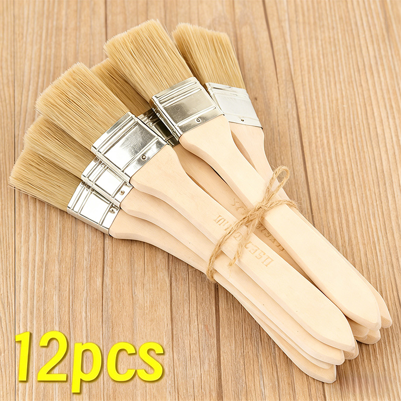Wood Stain Brush - Zestaw profesjonalnych pędzli malarskich 1-24 szt.