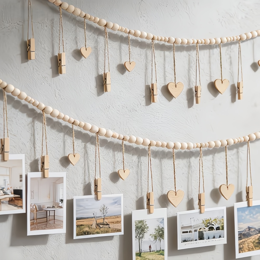 Picture Hanging Strip - 1 szt. Koralikowa girlanda do przechowywania