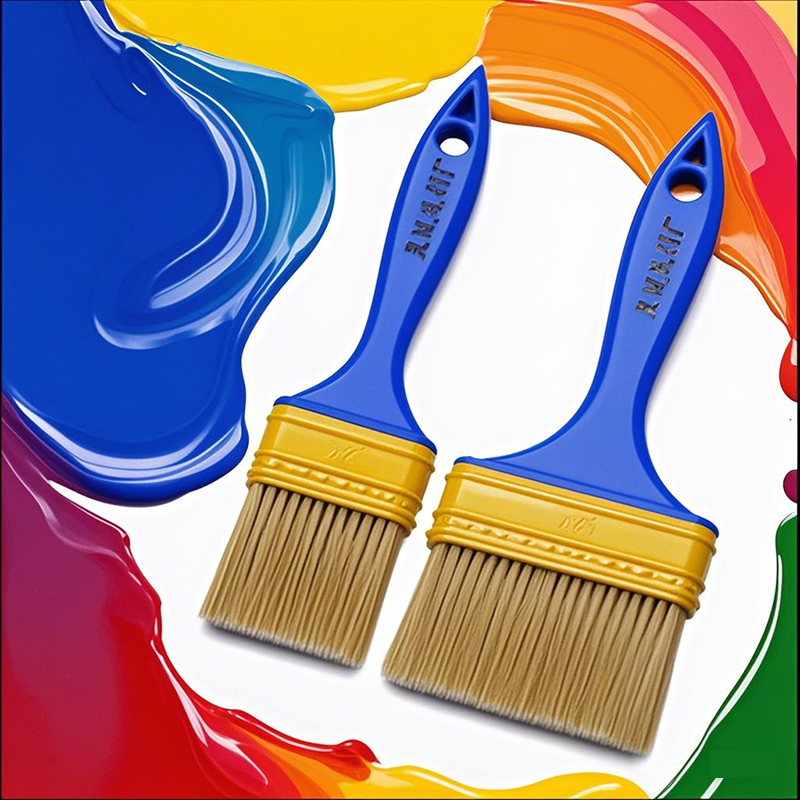 Wood Stain Brush - Niebieski Plastikowy Uchwyt Plastikowa Szczotka Druciana