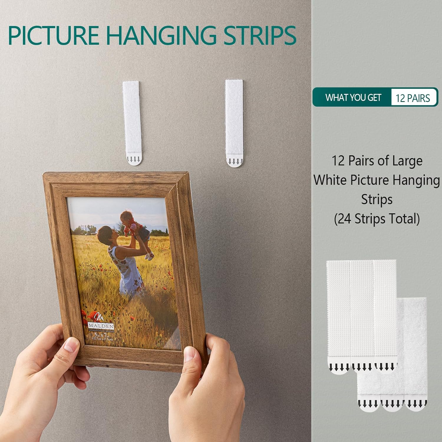 Picture Hanging Strip - Taśma dwustronna samoprzylepna do plakatów ściennych,