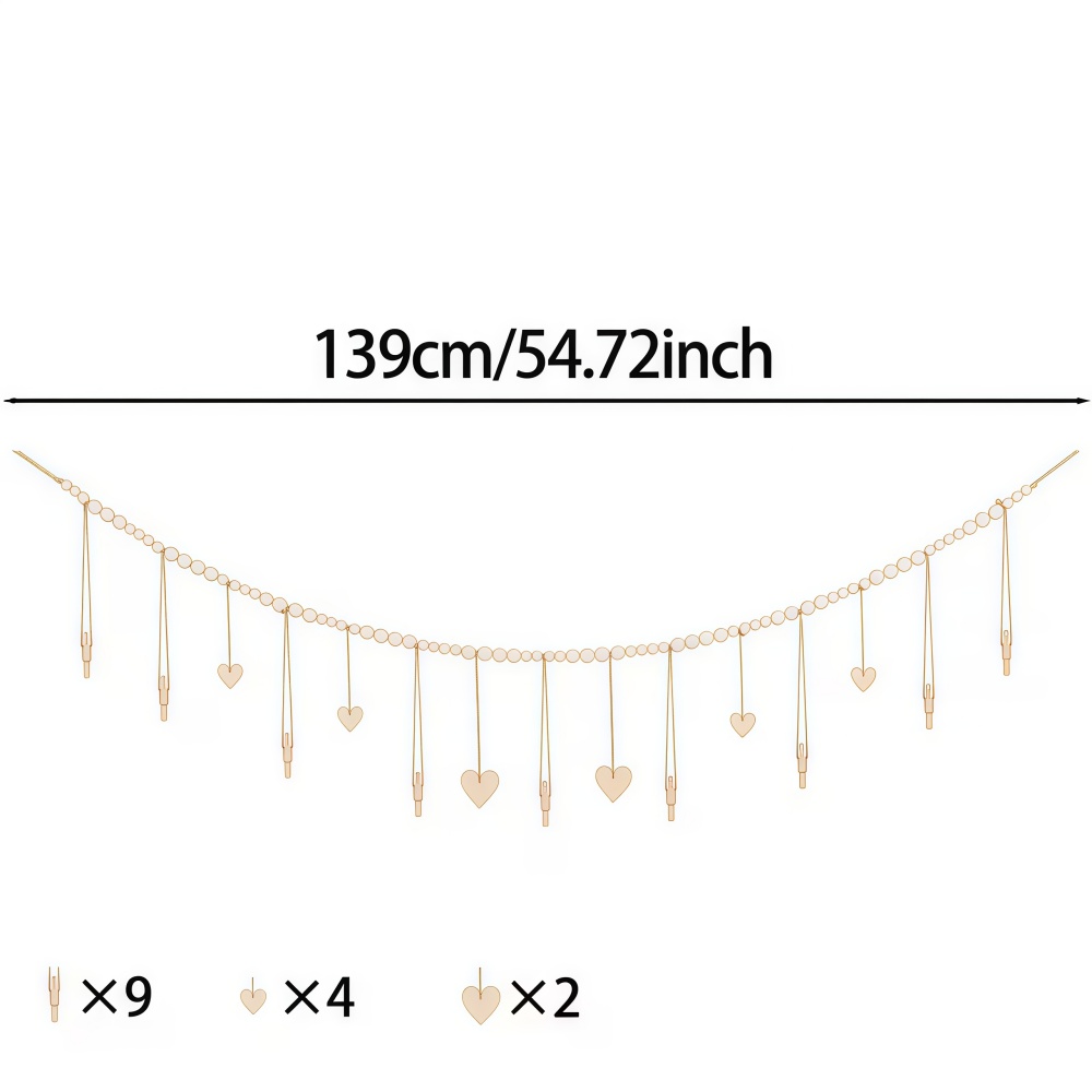 1 szt. Koralikowa girlanda do  – Picture Hanging Strip recenzja i cena