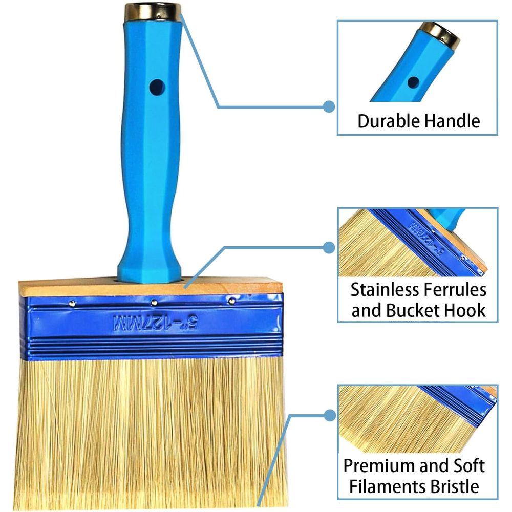 Potrójny zestaw wytrzymałych p – Wood Stain Brush recenzja i cena
