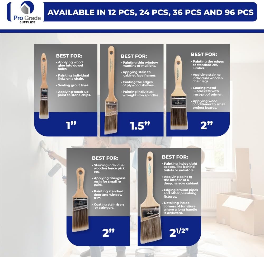 5-częściowy zestaw pędzli mala – Wood Stain Brush recenzja i cena