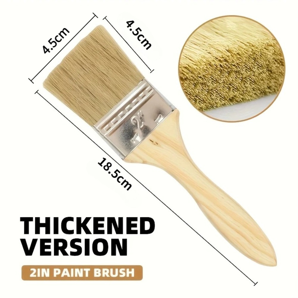 Zestaw drewnianych pędzli mala – Wood Stain Brush recenzja i cena