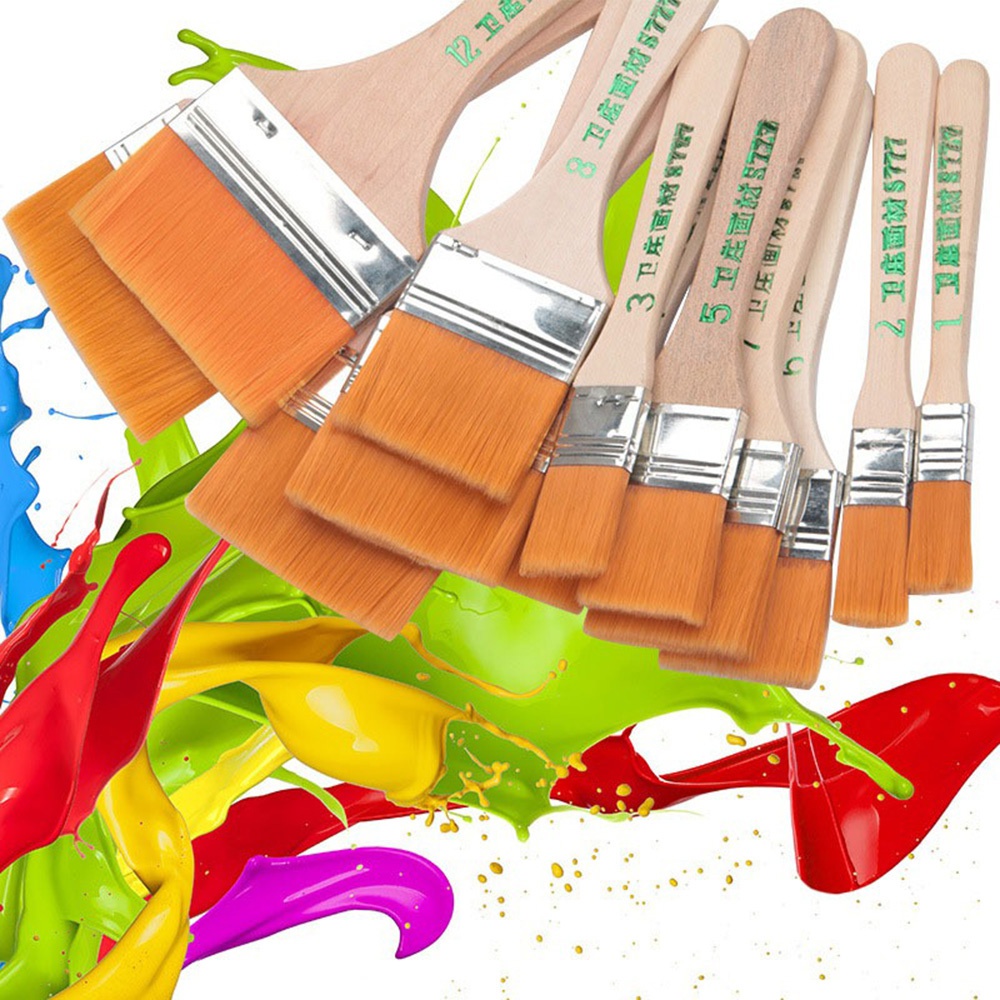 12 szt. nylonowych pędzli mala – Wood Stain Brush recenzja i cena