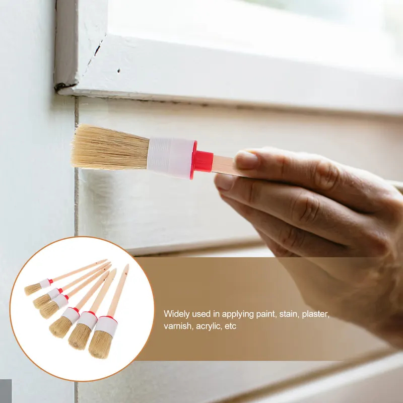 6 szt. wysokiej jakości pędzli – Wood Stain Brush recenzja i cena